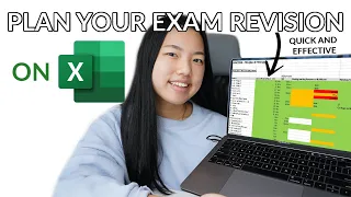 How I schedule track my EXAM REVISION free template