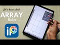 Everything about ARRAY RULER Beginners IBIS PAINT X step by step tutorial
