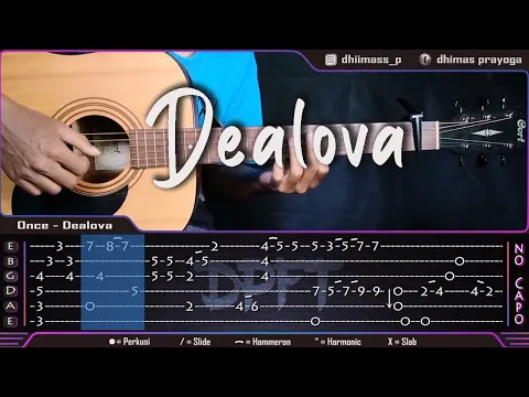 Download MP3 Once Dealova Cover Fingerstyle | TAB Tutorial