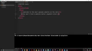 Node JS Tutorial for Beginners - Serving HTML Pages