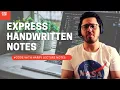 Express JS handwritten Notes Download CodewithHarry