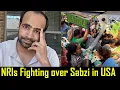 NRIs Fighting over Sabzi in America Chaos in Indian Grocery Store
