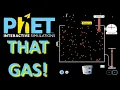 How to evaluate PHET gas lab data in Google Sheets using basic math functions