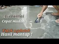 Download Lagu Cara aci lantai tidak ngelotok tidak retak hasil halus hitam mengkilap