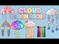 DIY Cloud Room Decor Ideas Boho Wall Art Color Changing Night Light