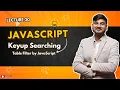 Create a onkeyup Search Filter Table using JavaScript autocomplete searching using javascript