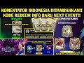 Lagu KOMENTATOR INDONESIA DITAMBAHKAN!! KODE REDEEM SPESIAL TERBARU \u0026 INFO EVENT BARU FESTIVE FIXTURES!!