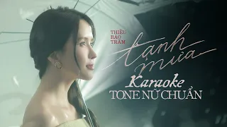 'tạnh mưa' Karaoke Version (beat chuẩn tone Nữ) | Thiều Bảo Trâm