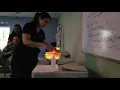 Hand Stone visits our Night Class to demo Himalayan Salt Stone Massage