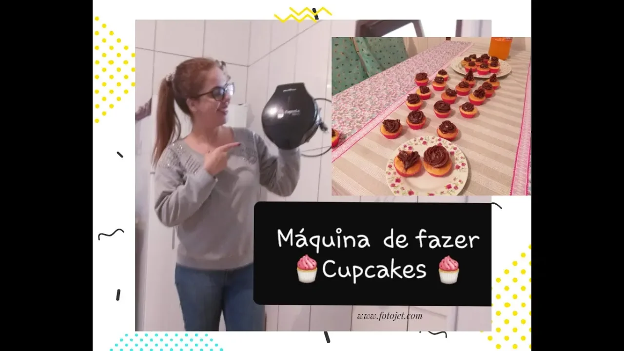 CUPCAKE FÁCIL E SUPER ECÔNOMICO MÁQUINA DE CUPCAKE BRITÂNIA
