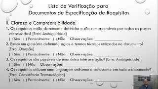 Técnicas de Leitura Baseadas em Listas de Verificação (Checklists)