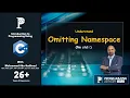 Lesson Omitting Namespace