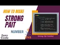 Strong Pair Number Strong Pair Number in Java Coding Tutorial Zero Code