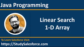 18 Java Program Linear Search on 1-D Array by Sanjay Gupta