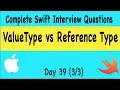 ValueType vs Reference Types in Swfit