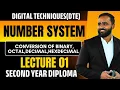 DIGITAL TECHNIQUES Number System Lecture 01 Binary Octal Decimal Hexadecimal Pradeep Giri Sir