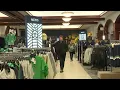 Playoff game day preparations underway at Hammes Notre Dame Bookstore