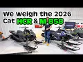 We weigh the Arctic Cat HCR M 858 Sno Pro
