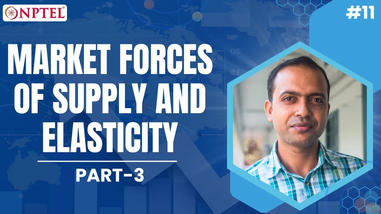 #11 Market forces of Supply and Elasticity | Part -3 | Principles Of Economics