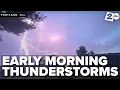 Lightning-linked fire calls and power outages as storms hit Oregon SW Washington
