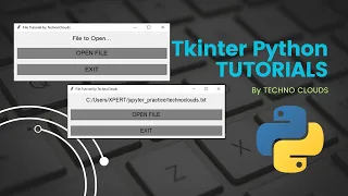 How to open file in tkinter Python tkinter tutorials