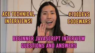 Beginner JavaScript Interview Questions and Answers Codewars Edition