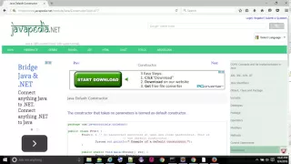 Java Default Constructor - javapedia net