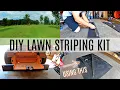 DIY Lawn Striping Kit How To Make Stripes In Grass