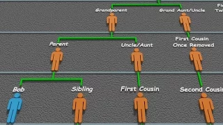 ما هو ابن عم الدرجة الثانية بالإزاحة 
