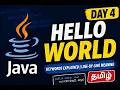 Java Program Structure Explained Day 4 Hello World Line-by-Line Breakdown