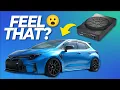 Kicker Sub Woofer in a GR Corolla You Have to Hear This