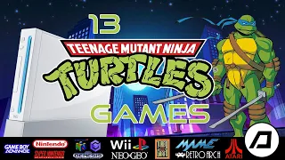 13 tmnt games on a modded wii w multiple emulators