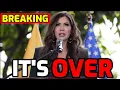 🚨 It's Officially OVER......  Kristi Noem makes SHOCKING Announcement
