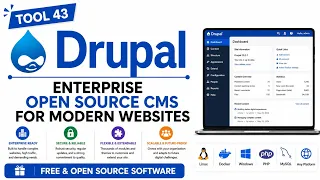 Tool 43 Drupal Enterprise Open Source CMS Free Open Source Software Uplatz