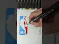 NBA logo coloring