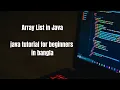 23 ArrayList in java java tutorial for beginners in bangla
