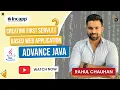 Creating First Servlet Based Web Application in Advance Java by Rahul Chauhan Sir Advance Java