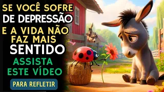 O coração ANSIOSO DEPRIME o homem, mas uma PALAVRA BONDOSA o ANIMA. Depressão, Motivação, Reflexão