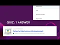 Python for Data Science AI Development IBM Skills Network Week 1 Quiz answer Coursera