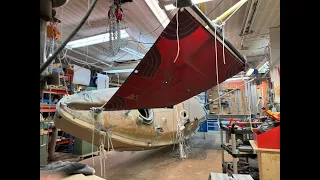 25 March 2024 Many anchoring points for the rigging to do