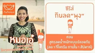 การลดน้ำหนักอย่างปลอดภัย ตามแนวทางทางการแพทย์ ควรลดได้ประมาณเท่าไรต่อสัปดาห์