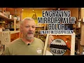 Engraving mirrors with color on the WeCreat Vision