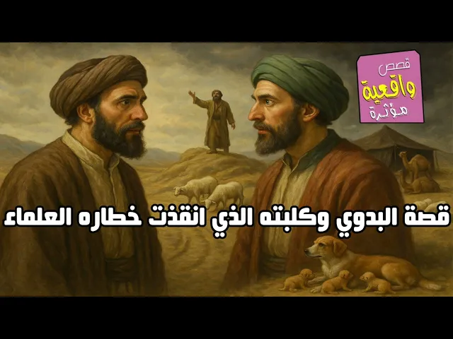 ⁣قصة البدوي وكلبته الذي انقذت خطاره العلماء - عالم الكوفة وعالم خراسان