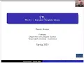 COSC 2336 Data Structures and Algorithms Standard Template Library STL
