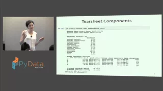 Dr Jessica Stauth Portfolio and Risk Analytics in Python with pyfolio PyData NYC 2015