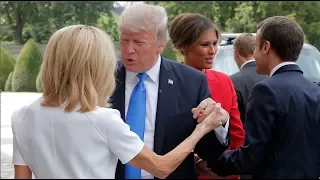 Donald Trump tells Brigitte Macron she s in good shape