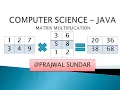 Computer Science Java - Matrix Multiplication