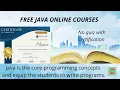 Online Free Java Course Educba Certification Courses for all students