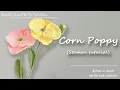 How to Crochet a Beautiful Corn Poppy Crochet Stamen Tutorial