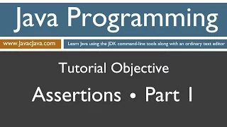 Learn Java Programming - Assertions Part 1 Tutorial assert keyword